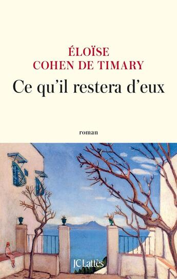 Couverture du livre « Ce qu'il restera d'eux » de Eloise Cohen De Timary aux éditions Lattes