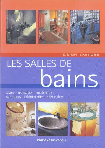 Couverture du livre « Les salles de bains » de M Zaniboni et F Parodi Dandini aux éditions De Vecchi