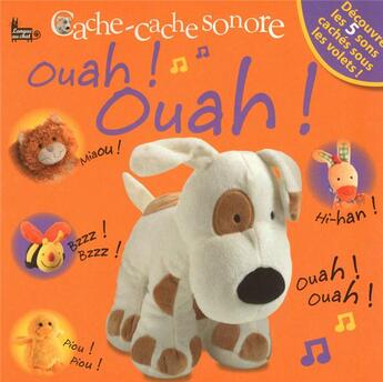 Couverture du livre « Ouah ouah cache-cache sonore » de Sante Nancy aux éditions Langue Au Chat