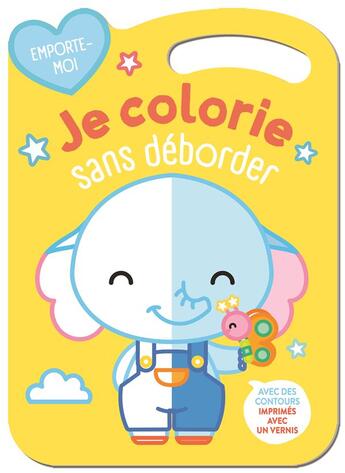 Couverture du livre « 2+ l'elephant, coloriage » de  aux éditions Yoyo Books