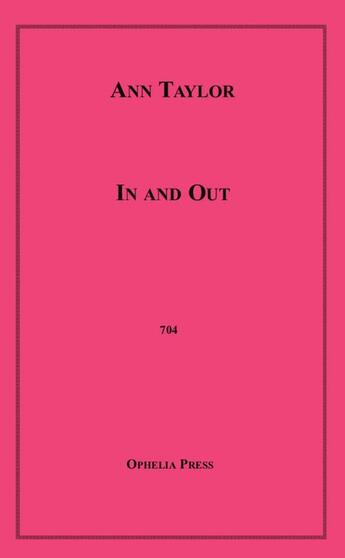 Couverture du livre « In and Out » de Ann Taylor aux éditions Epagine