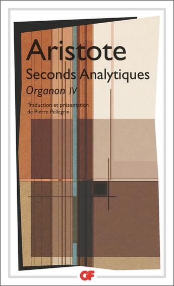 Couverture du livre « Aristote ; seconds analytiques ; organon IV » de Aristote aux éditions Flammarion