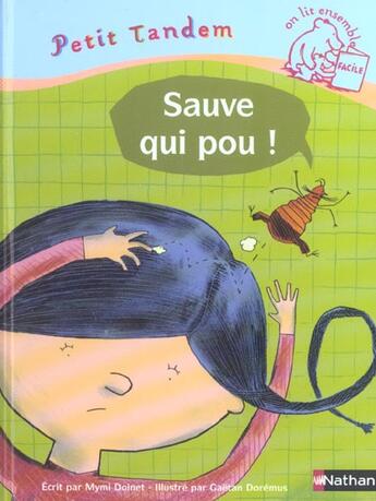 Couverture du livre « Sauve qui pou ! » de Mymi Doinet aux éditions Nathan