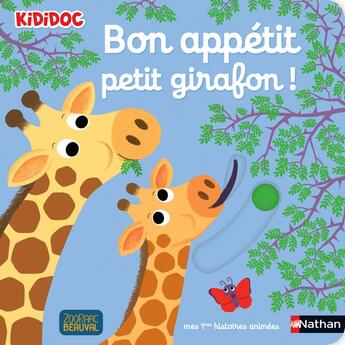 Couverture du livre « Bon appétit, petit girafon ! » de Nathalie Choux aux éditions Nathan