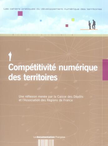 Couverture du livre « Compétitivité numérique des territoires » de  aux éditions Documentation Francaise