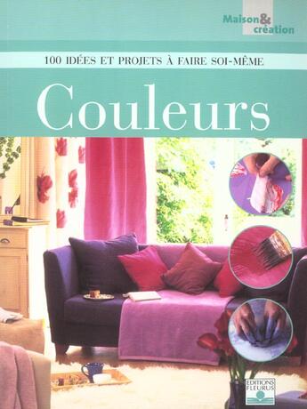 Couverture du livre « Couleurs » de Rose Sue aux éditions Fleurus