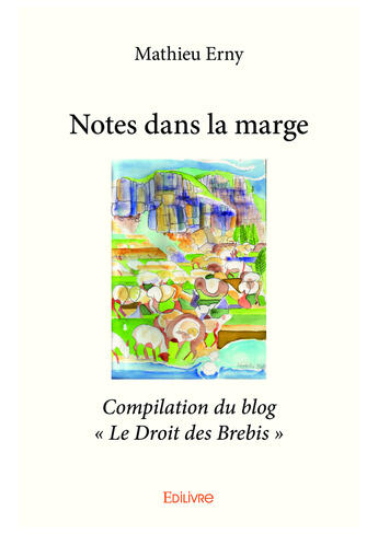 Couverture du livre « Notes dans la marge ; compilation du blog « Le Droit des Brebis » » de Mathieu Erny aux éditions Editions Edilivre