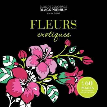 Couverture du livre « Fleurs exotiques » de  aux éditions Marabout