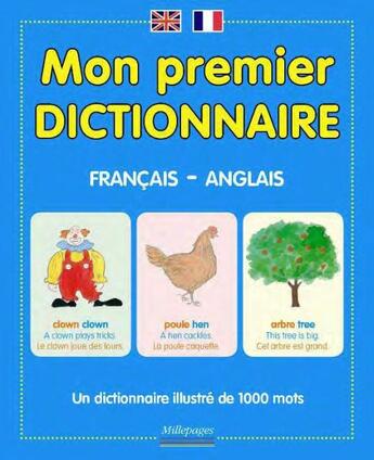 Couverture du livre « Mon premier dictionnaire français-anglais » de  aux éditions Millepages