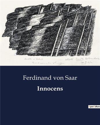 Couverture du livre « Innocens » de Ferdinand Von Saar aux éditions Culturea