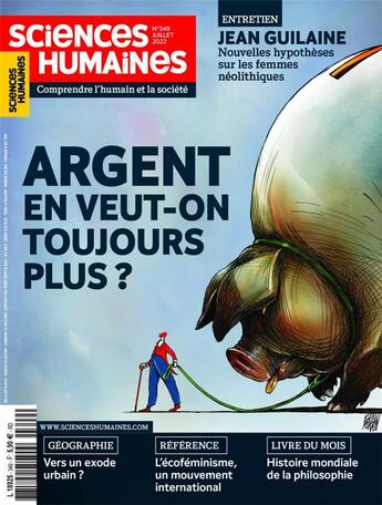 Couverture du livre « Sciences humaines n 349 - juillet/aout 2022 » de  aux éditions Sciences Humaines