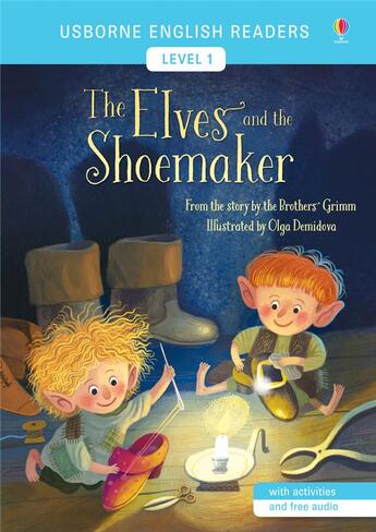 Couverture du livre « The elves and the shoemaker - eng readers level 1 » de Cowan/Demidova aux éditions Usborne