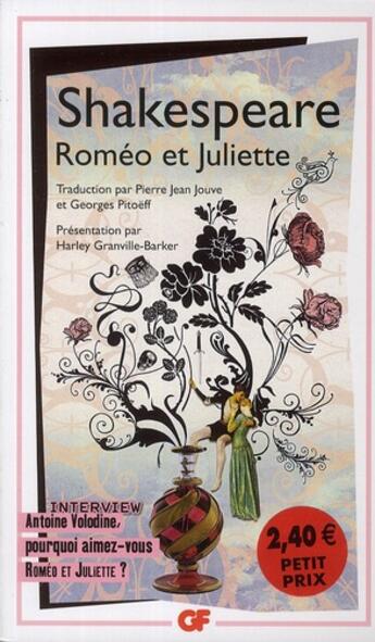 Couverture du livre « Romeo et juliette / romeo and juliette » de William Shakespeare aux éditions Flammarion