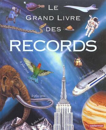 Couverture du livre « Grand livre des records (le) » de  aux éditions Casterman