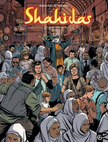 Couverture du livre « Shahidas Tome 2 ; la 25e note » de Laurent Galandon et Frederic Volante aux éditions Bamboo