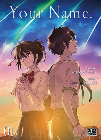 Couverture du livre « Your name Tome 1 » de Makoto Shinkai et Ranmaru Kotone aux éditions Pika