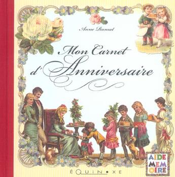 Couverture du livre « Mon carnet d'anniversaire » de Anne Ramat aux éditions Equinoxe