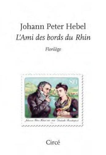 Couverture du livre « L'ami des bords du Rhin » de Johann Peter Hebel aux éditions Circe