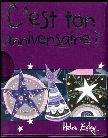 Couverture du livre « C'est ton anniversaire ! » de Helen Exley aux éditions Exley