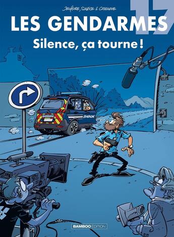 Couverture du livre « Les gendarmes Tome 17 : silence, ça tourne ! » de Christophe Cazenove et Olivier Sulpice et Collectif aux éditions Bamboo