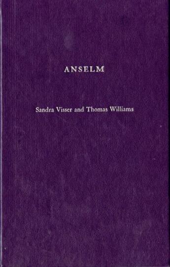 Couverture du livre « Anselm » de Thomas Williams aux éditions Oxford University Press Usa