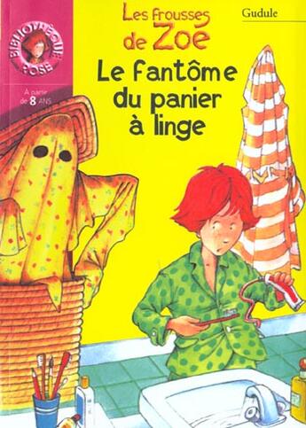 Couverture du livre « Le fantôme du panier à linge » de Gudule aux éditions Hachette Jeunesse