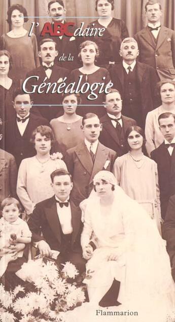 Couverture du livre « L'abcdaire de la genealogie » de  aux éditions Flammarion
