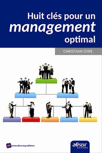 Couverture du livre « Huit cles pour un management optimal » de Gyre Christian aux éditions Afnor Editions