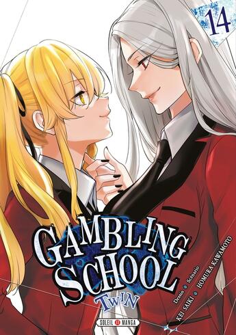 Couverture du livre « Gambling school - twin Tome 14 » de Homura Kawamoto et Kei Saiki aux éditions Soleil