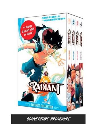 Couverture du livre « Radiant : coffret vol.1 : Tomes 1 à 4 » de Tony Valente aux éditions Ankama