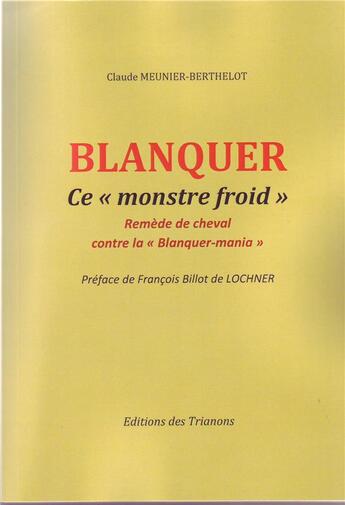 Couverture du livre « Blanquer, ce 