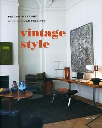 Couverture du livre « Vintage style » de Verlinde Jan aux éditions Lannoo