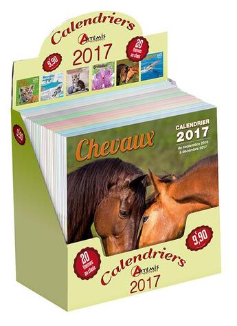 Couverture du livre « Boîte calendrier 2017 ; 44 exemplaires » de  aux éditions Artemis