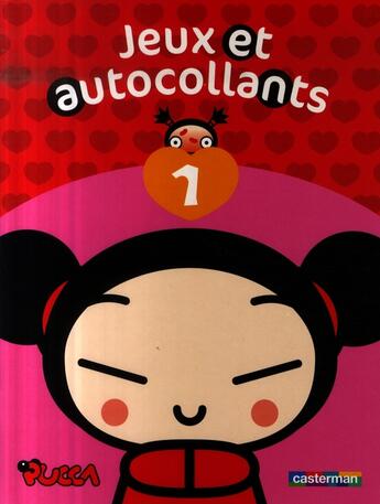 Couverture du livre « Pucca, jeux et autocollants t.1 » de  aux éditions Casterman