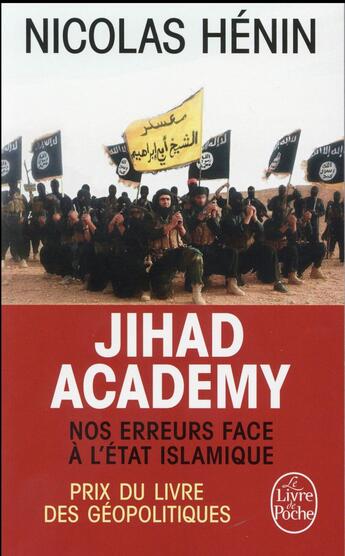 Couverture du livre « Jihad academy » de Nicolas Henin aux éditions Le Livre De Poche