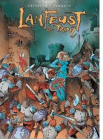 Couverture du livre « Lanfeust de Troy ; COFFRET VOL.1 ; T.1 A T.4 » de Christophe Arleston et Didier Tarquin aux éditions Soleil