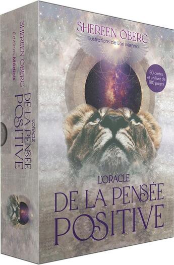 Couverture du livre « L'oracle de la pensée positive » de Lori Menna et Shereen Oberg aux éditions Medicis