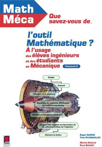 Couverture du livre « Que savez-vous de l'outil mathematique? fasc. 6 » de  aux éditions Cepadues