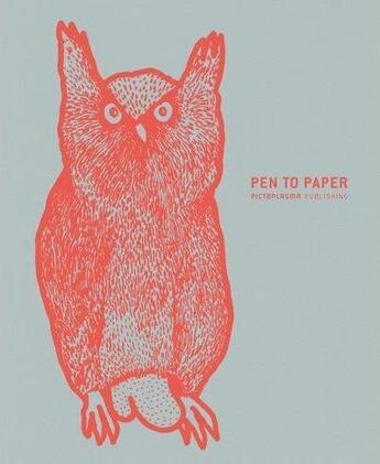 Couverture du livre « Pen to paper » de Thaler et Denicke aux éditions Pictoplasma