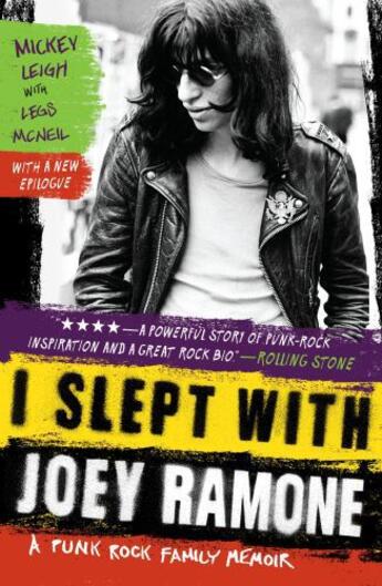 Couverture du livre « I Slept with Joey Ramone » de Leigh Mickey aux éditions Touchstone