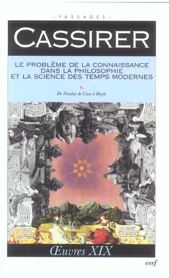 Couverture du livre « Le probleme de la connaissance dans la philosophie et la science des temps modernes, i » de Ernst Cassirer aux éditions Cerf