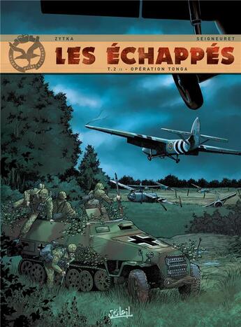 Couverture du livre « Les échappés t.2 ; opération Tonga t.2 » de Laurent Seigneuret et Philippe Zytka aux éditions Soleil