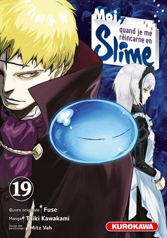 Couverture du livre « Moi, quand je me réincarne en Slime Tome 19 » de Fuse et Taiki Kawakami et Vah Mitz aux éditions Kurokawa