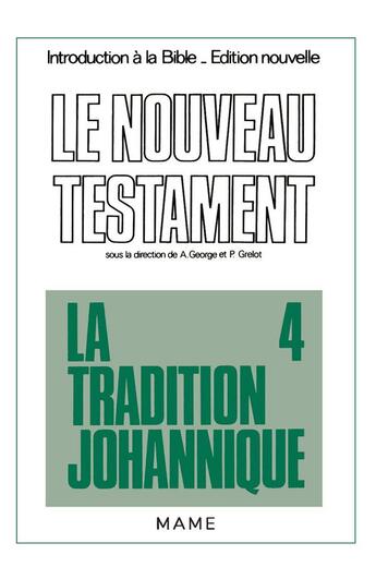 Couverture du livre « Tradition johannique » de  aux éditions Mame