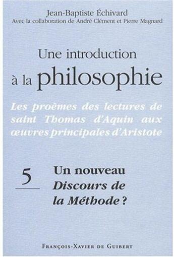 Couverture du livre « Nouveau discours de la méthode » de Magnard/Clement aux éditions Francois-xavier De Guibert