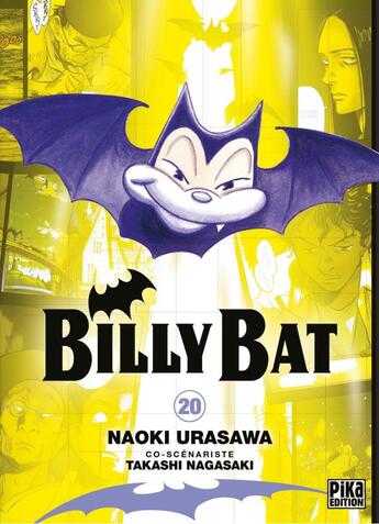 Couverture du livre « Billy Bat Tome 20 » de Naoki Urasawa et Takashi Nagasaki aux éditions Pika