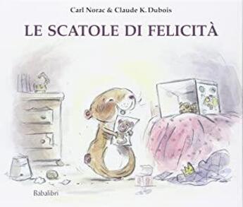 Couverture du livre « Scatole di felicita (bababum) (le) » de Claude K. Dubois aux éditions Babalibri