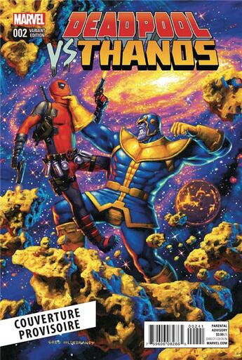 Couverture du livre « Deadpool Vs. Thanos » de Tim Seeley et Elmo Bondoc aux éditions Panini