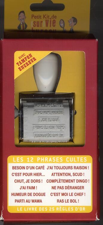 Couverture du livre « Petit kit de (sur)vie au bureau » de Jean-Paul Guedj aux éditions Larousse