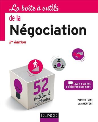 Couverture du livre « La boite a outils de la negociation - 2e ed. » de Stern/Mouton aux éditions Dunod